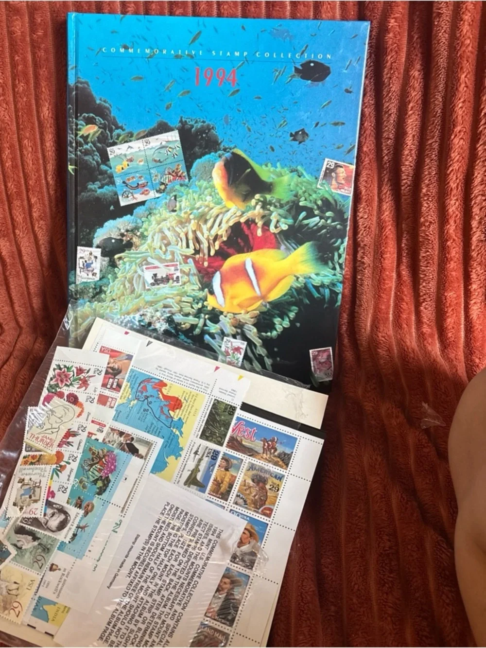 1994 Fish Stamp Collection Book - Multicolor